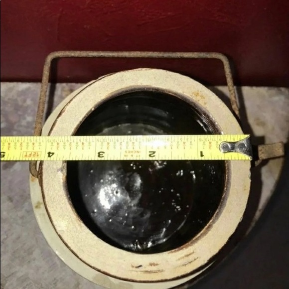 Vtg Western Earthenware Stoneware Crock Handle - Picture 6 of 11
